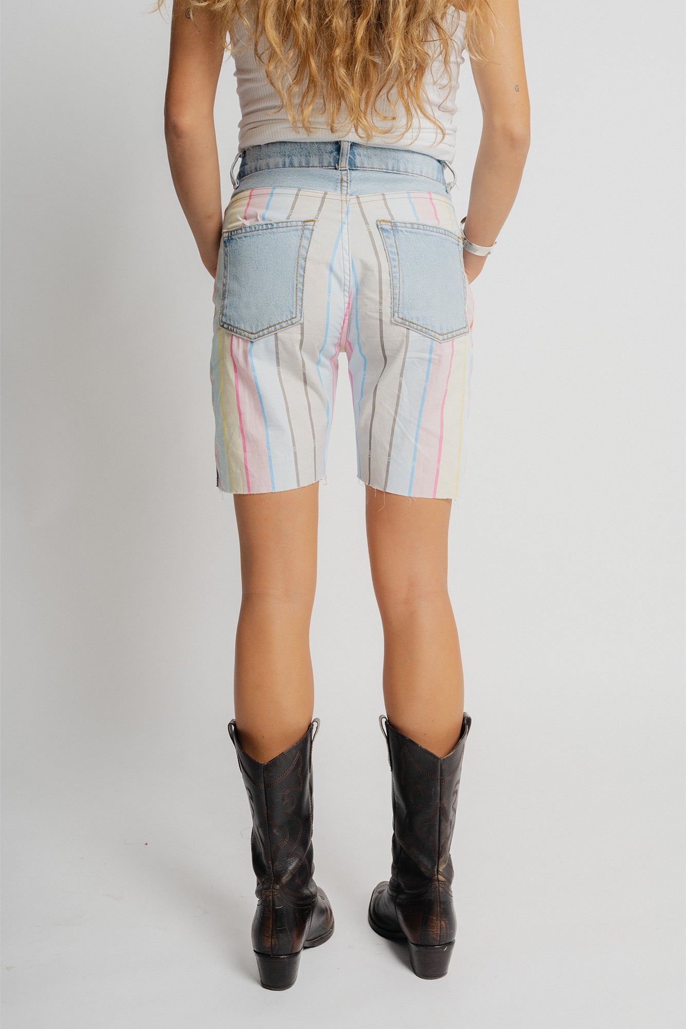 Pastel Stripe Shorts