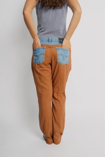 Brown Tonal Check
