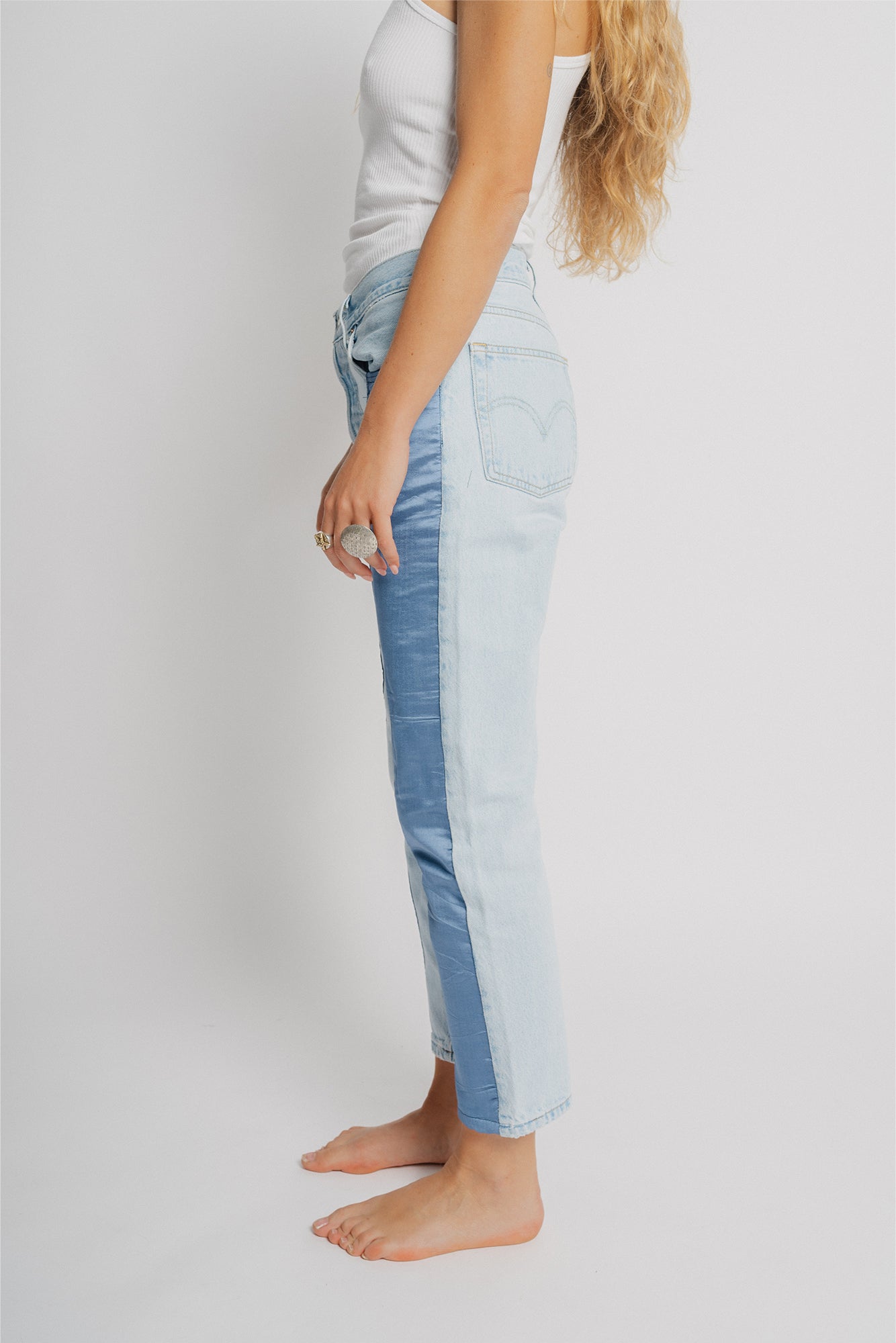 Two-Tone Satin Panel