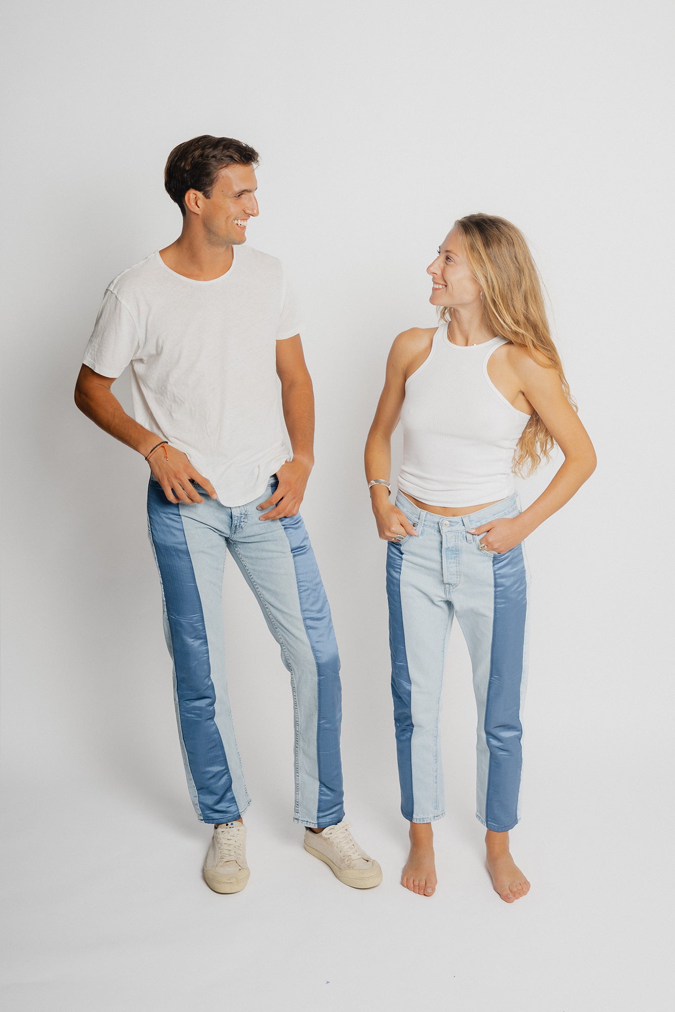 Two-Tone Satin Panel